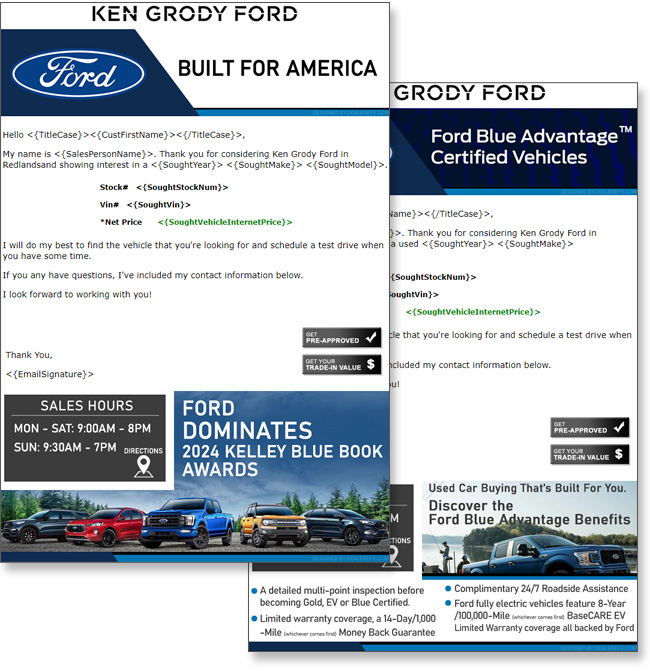 www.DealerEFX.com The Only Dealership Email Template Solution
